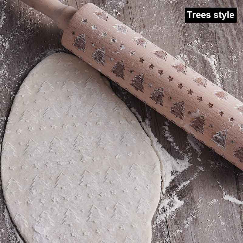 Decorative Embossed Rolling Pins for Baking