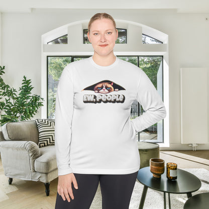 Ew People Grumpy Cat Adult Long Sleeve Tee