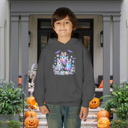 Haunted in Pastels Youth Heavy Blend Hoodie