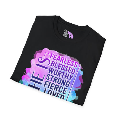 She Is... (Christian) Adult T-shirt