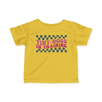 Tiny Boss In Training Infant Soft T-Shirt