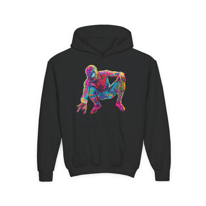 Colorful Spiderman Youth Hoodie