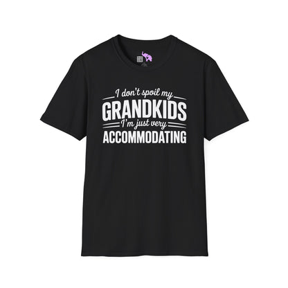 I Don't Spoil My Grandkids I'm Just Very Accommodating Adult T-shirt
