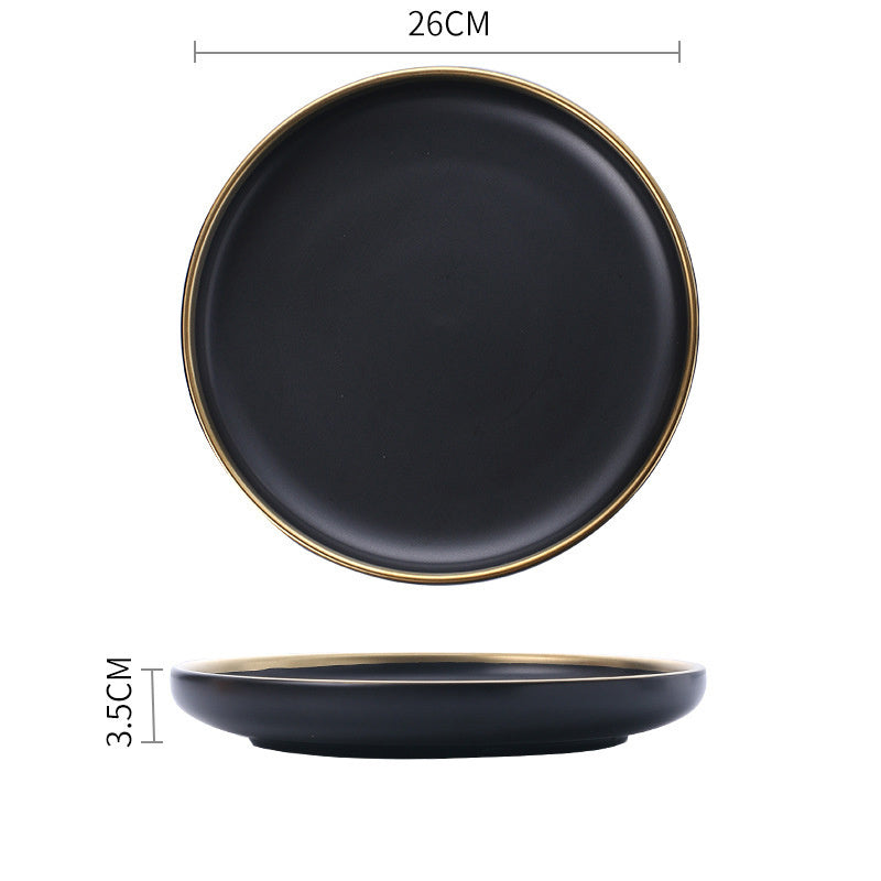 Signature Gold & Silver Trim Dinnerware Set