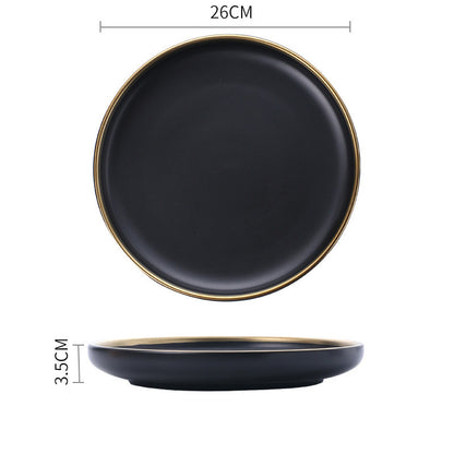 Signature Gold & Silver Trim Dinnerware Set