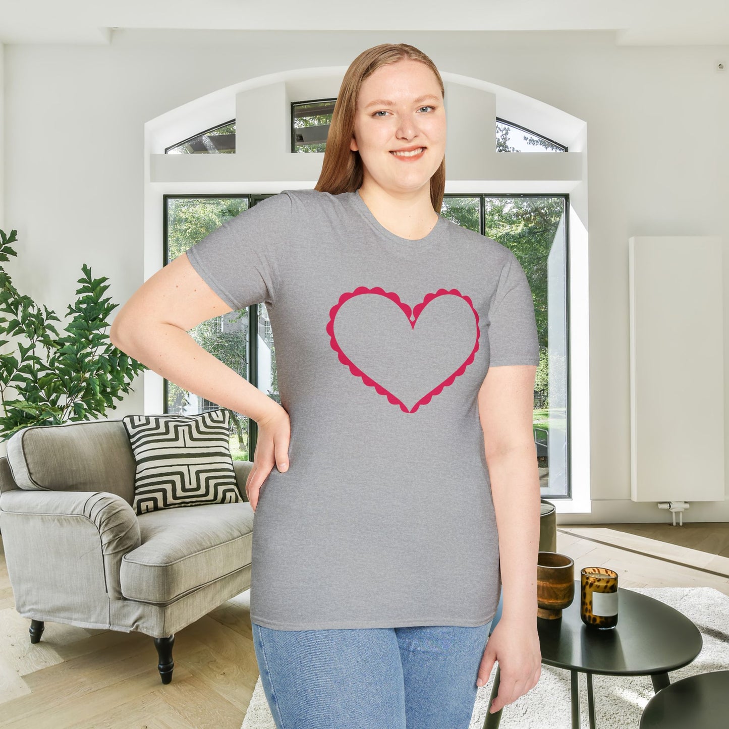 Heart 5 Adult T-shirt