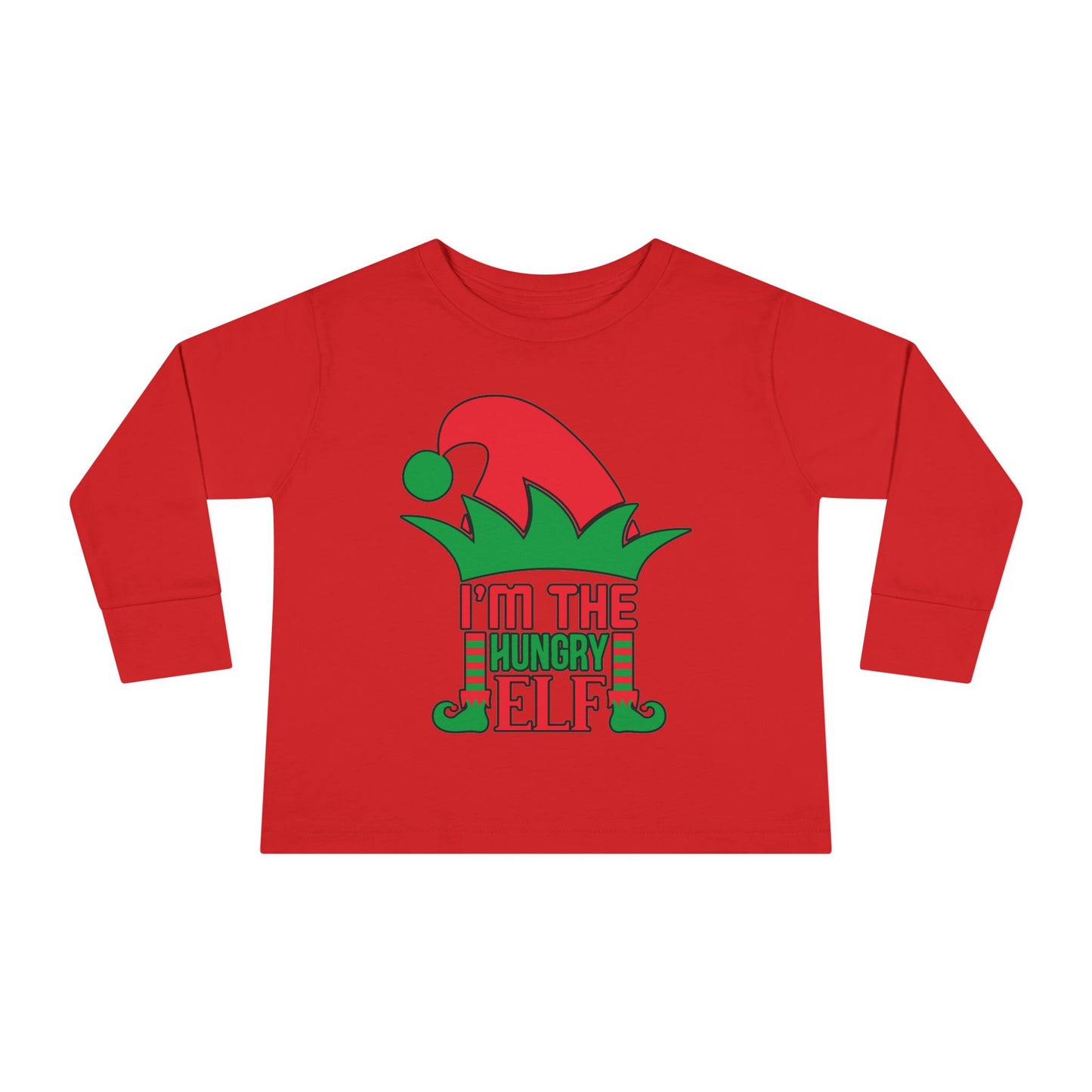 I'm The Hungry Elf Toddler Long Sleeve Tee