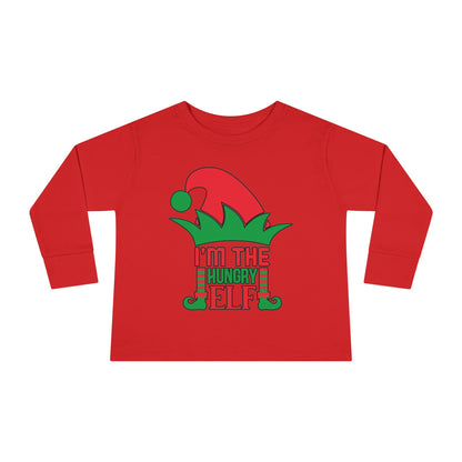 I'm The Hungry Elf Toddler Long Sleeve Tee