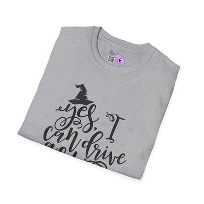 Yes I Can Drive A Stick Adult T-shirt