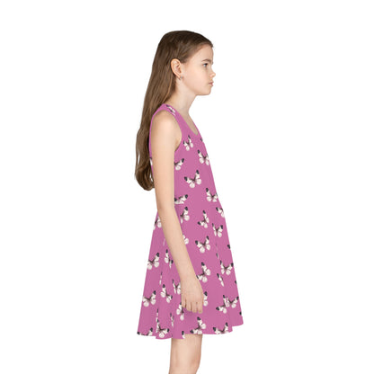 Blush Flutter Girls' Sleeveless Sundress
