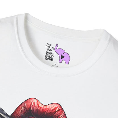 Vampire Mouth Adult T-shirt