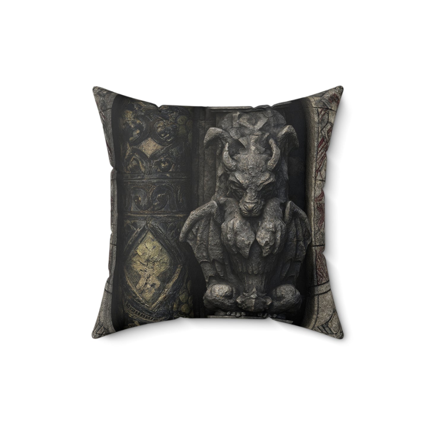 Guardians of the Spire Throw Pillow