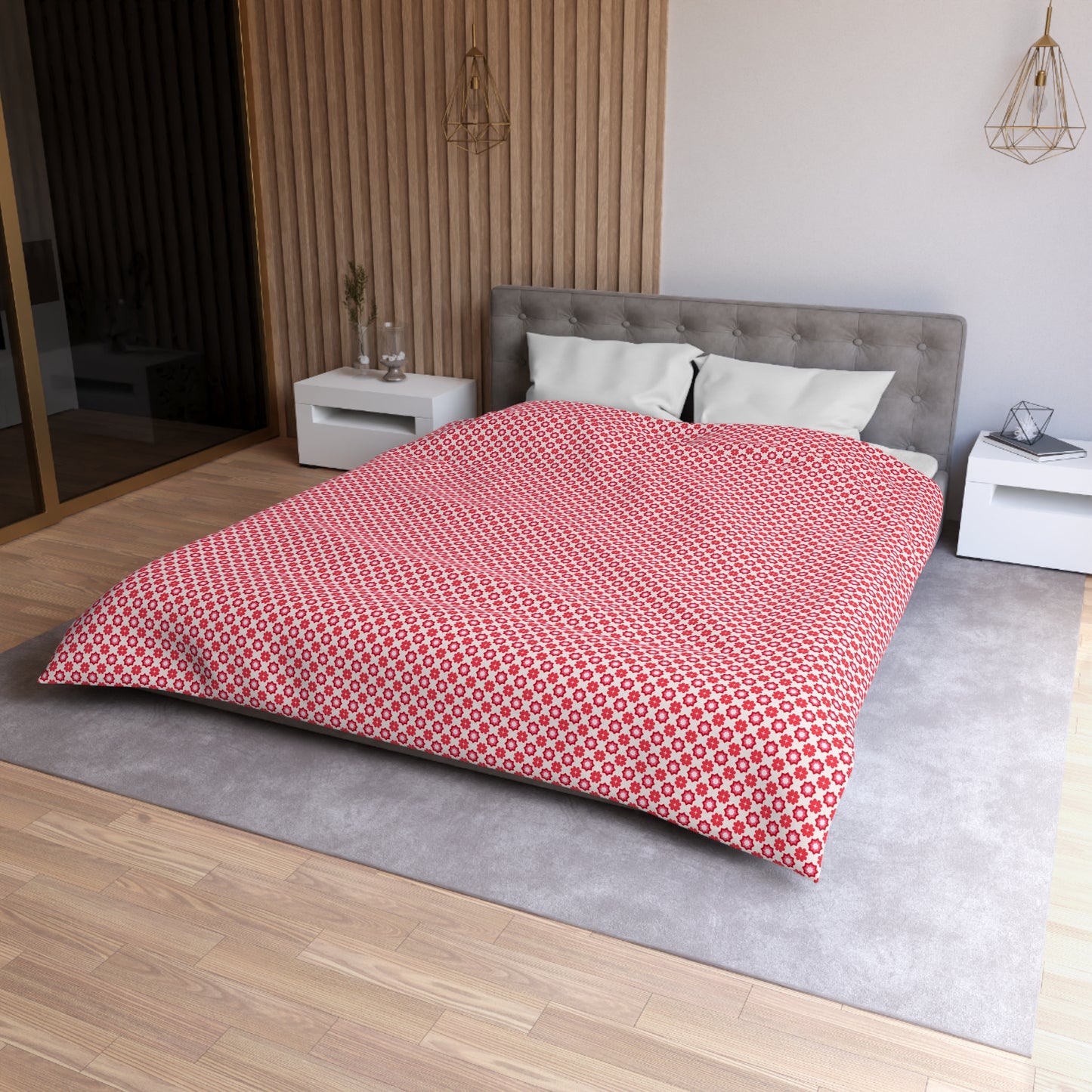 Scarlet Star Garden Duvet Bedding Set