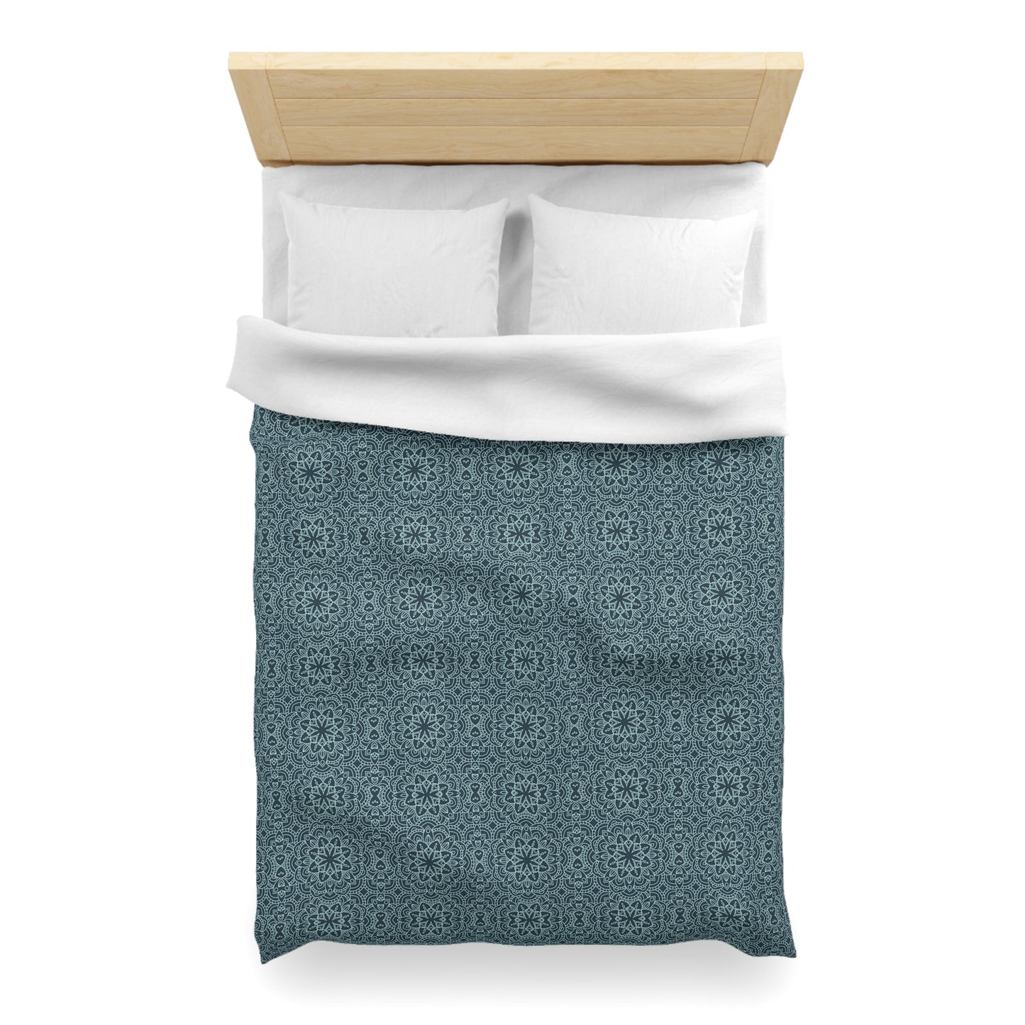 Mandala Midnight Microfiber Duvet Cover