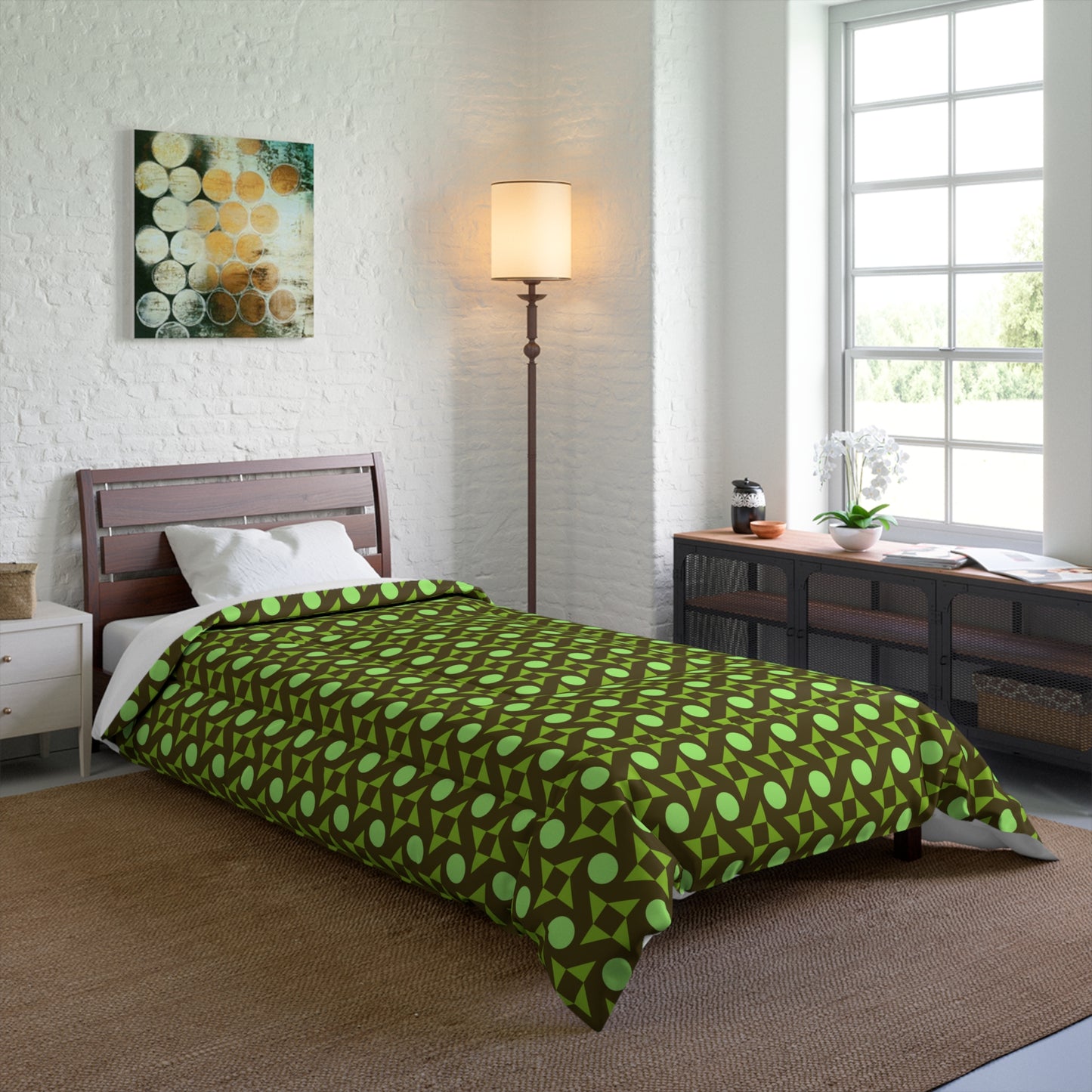 Pistachio Pinwheels Comforter