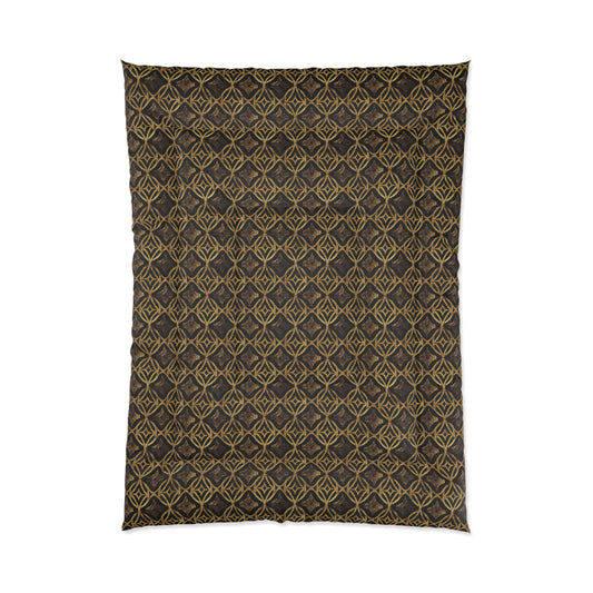 Golden Star Lattice Comforter
