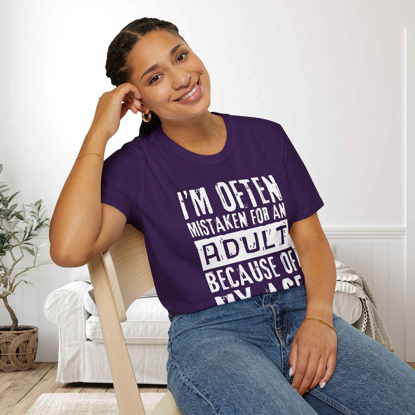 I'm Often Mistaken For An Adult Because Of My Age Adult T-shirt