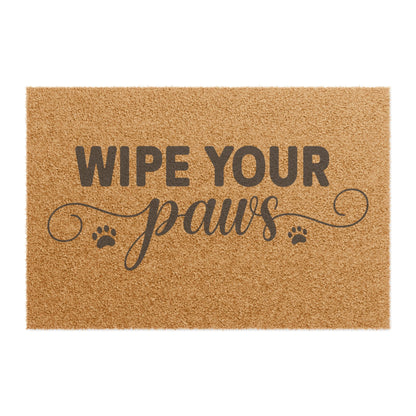 Wipe Your Paws Coconut Fiber Doormat