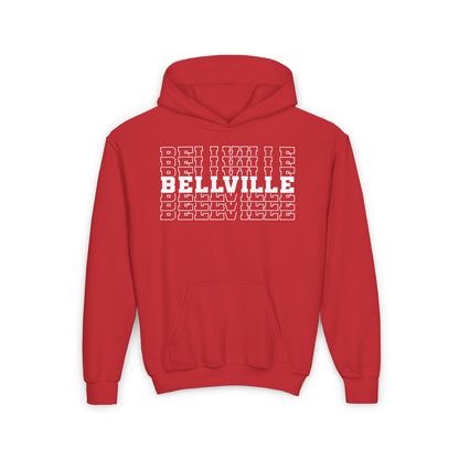 Bellville (Stacked) Youth Heavy Blend Hoodie