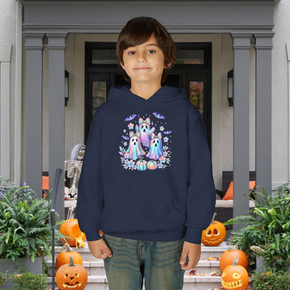Haunted in Pastels Youth Heavy Blend Hoodie