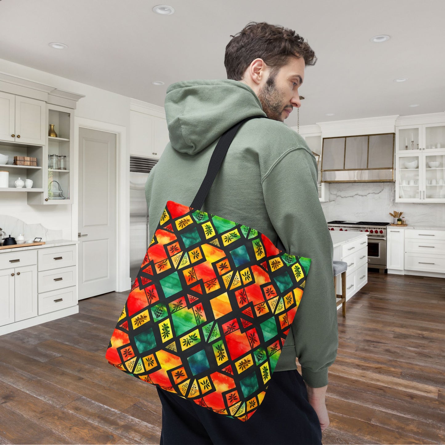 Freedom Flame Canvas Tote Bag