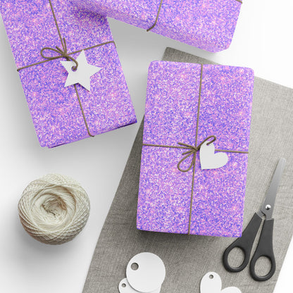 Lavender Crystal Wrapping Paper
