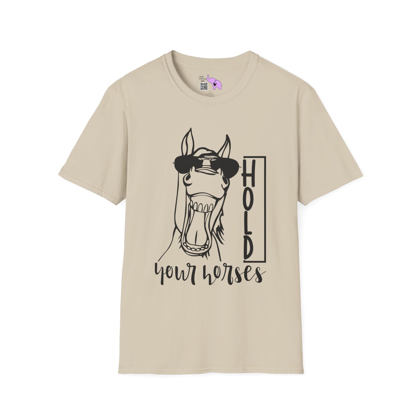 Hold Your Horses Adult T-shirt