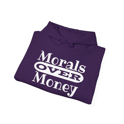Morals Over Money Heavy Blend™ Hooded Sweatshirt