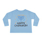 Happy Chanukah Toddler Long Sleeve Tee