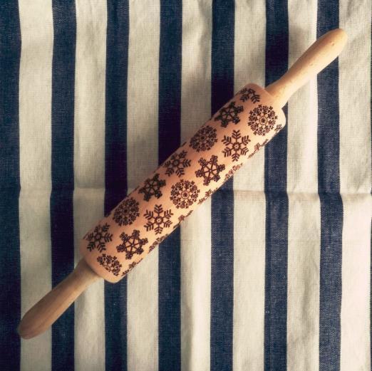 Decorative Embossed Rolling Pins for Baking