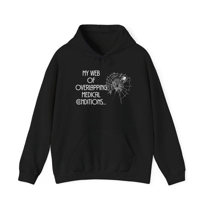 My Web of Overlapping Medical Conditions Heavy Blend™ Hooded Sweatshirt