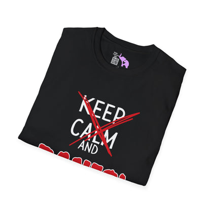 Keep Calm and Panic Adult T-shirt