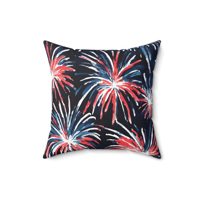 Rocket's Red Glare Throw Pillow