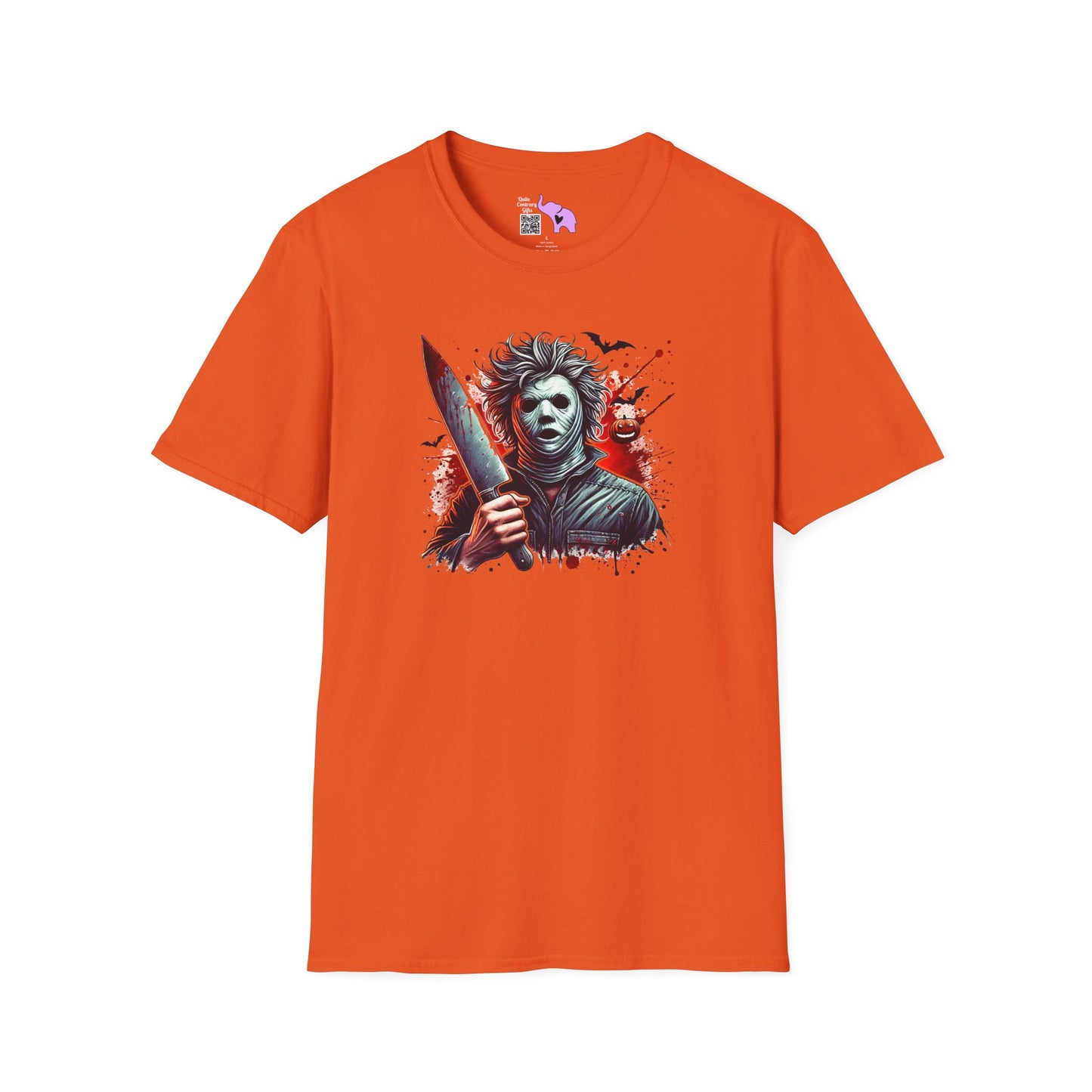 Creepy Halloween Slasher Adult T-shirt