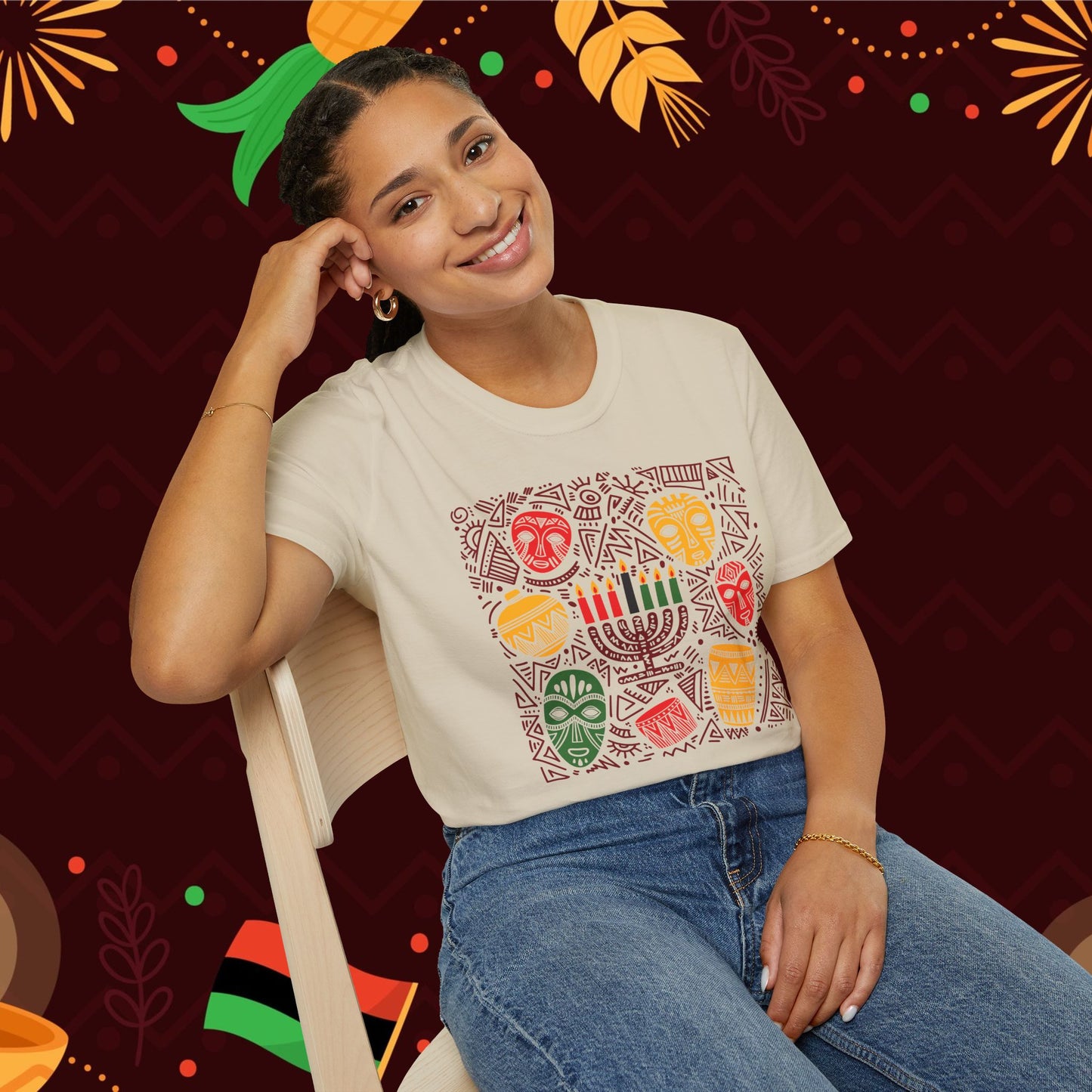 Kwanzaa Traditions Adult T-shirt