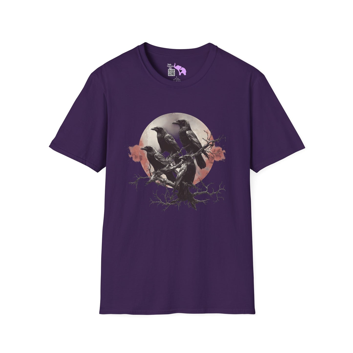 Halloween Crows 2 Adult T-shirt