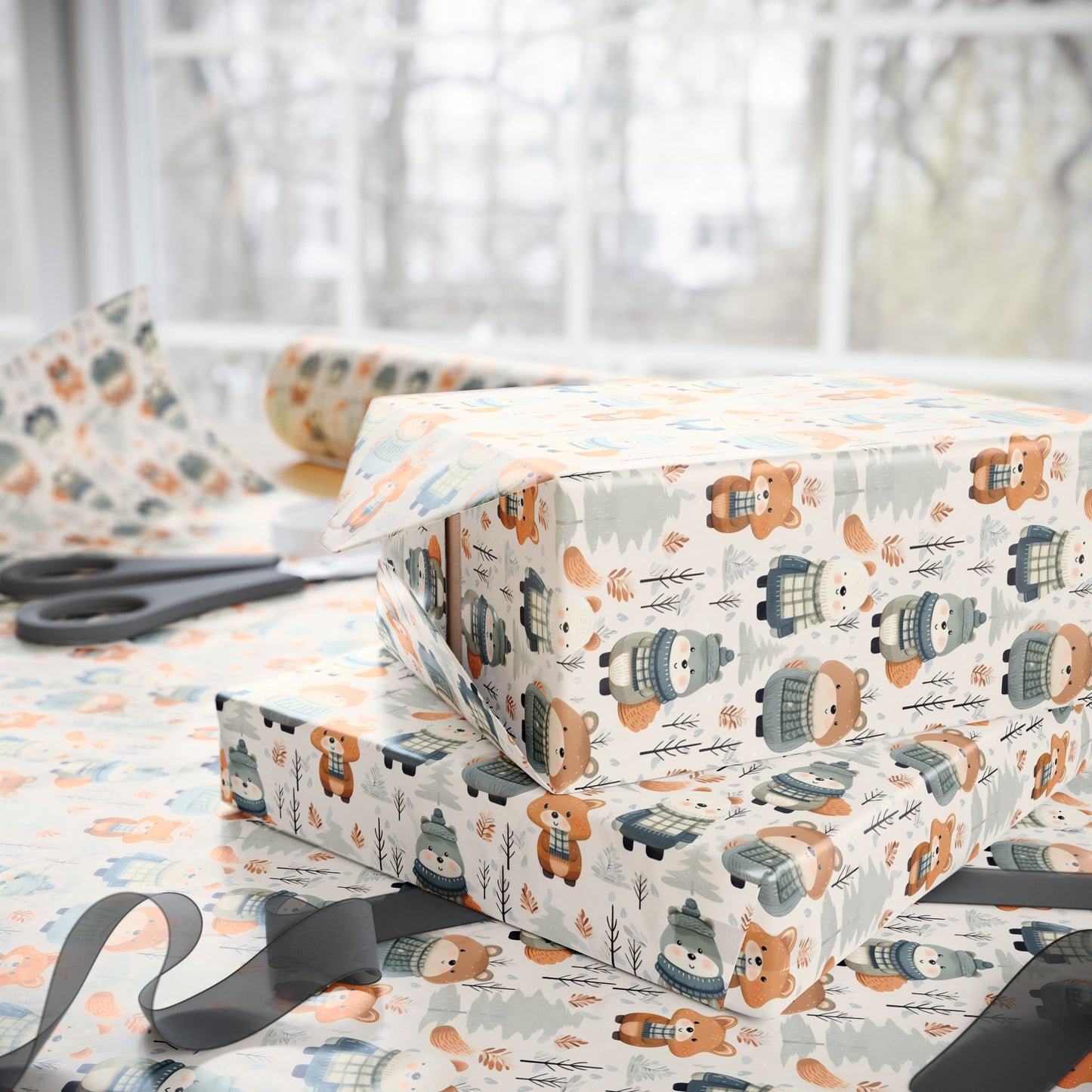 Beary Christmas Wrapping Paper