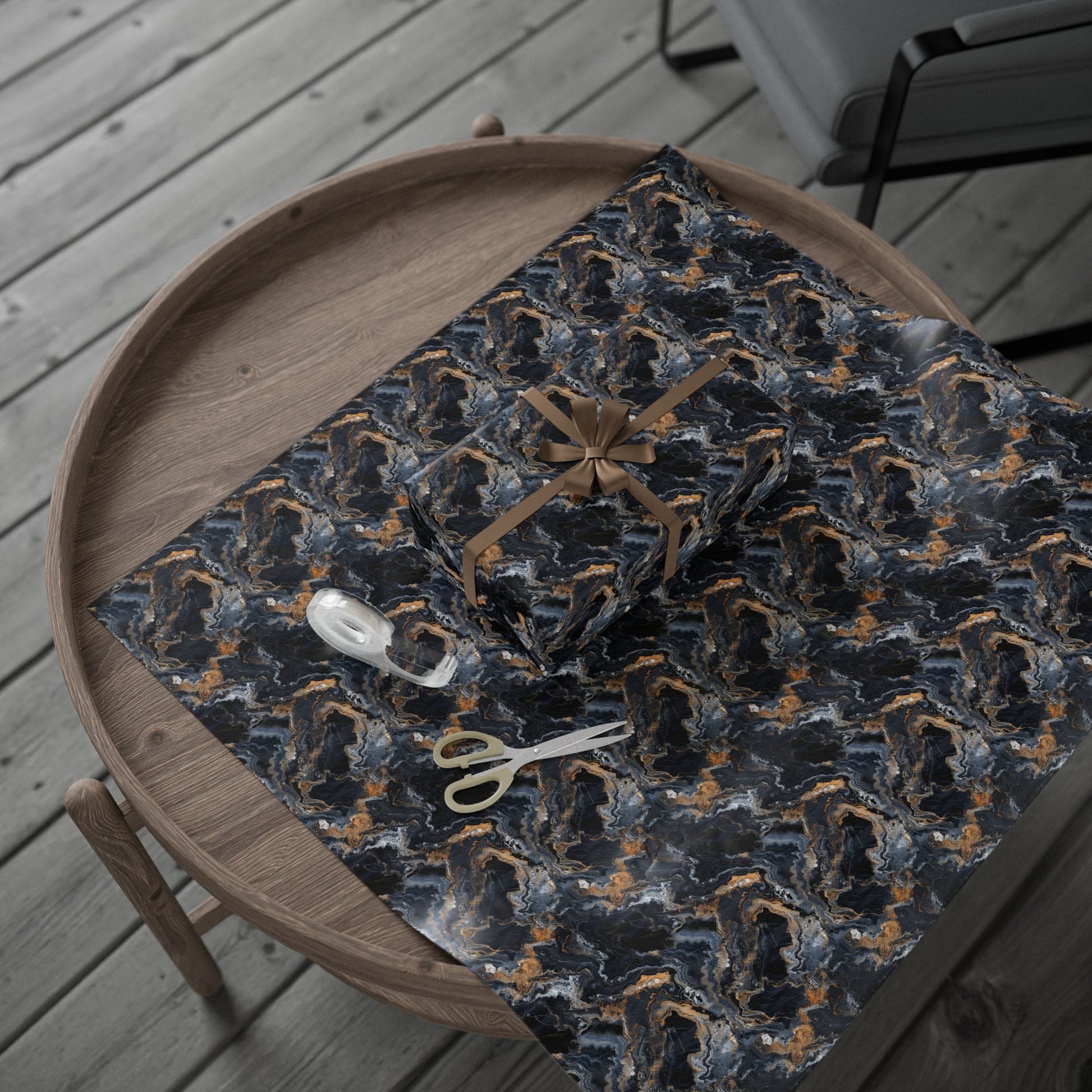 Moonspill Marble Wrapping Paper