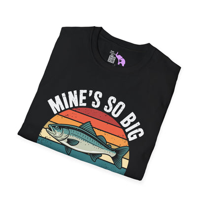 Mine's So Big I Have To Use Two Hands (Fish) Adult Tshirt