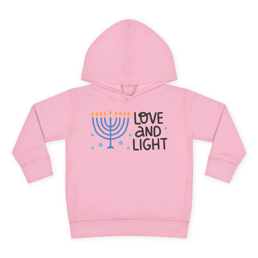 Hanukkah Love & Light Toddler Pullover Fleece Hoodie