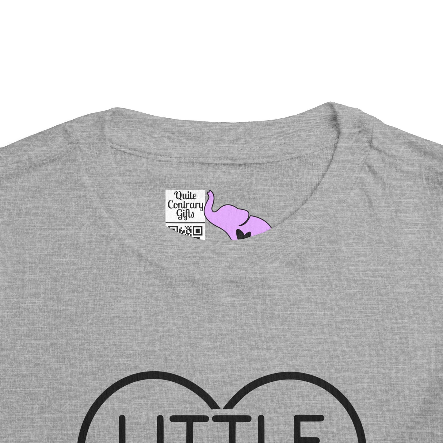 Little Sister (Heart) Toddler Tee