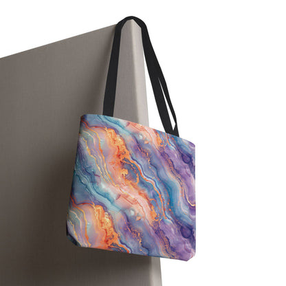 Dreamwave Marble Canvas Tote Bag