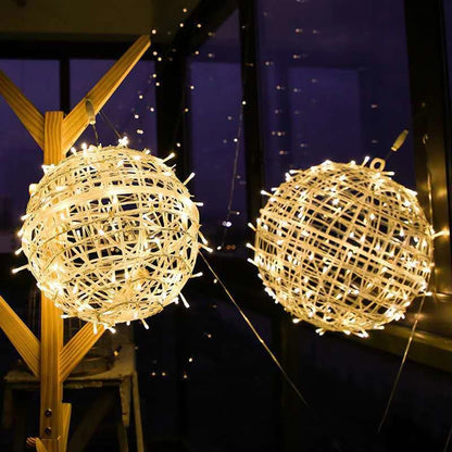 LED Hanging Tree String Ball Lights