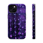 Purple Raindrops MagSafe® Compatible Tough Case for iPhone