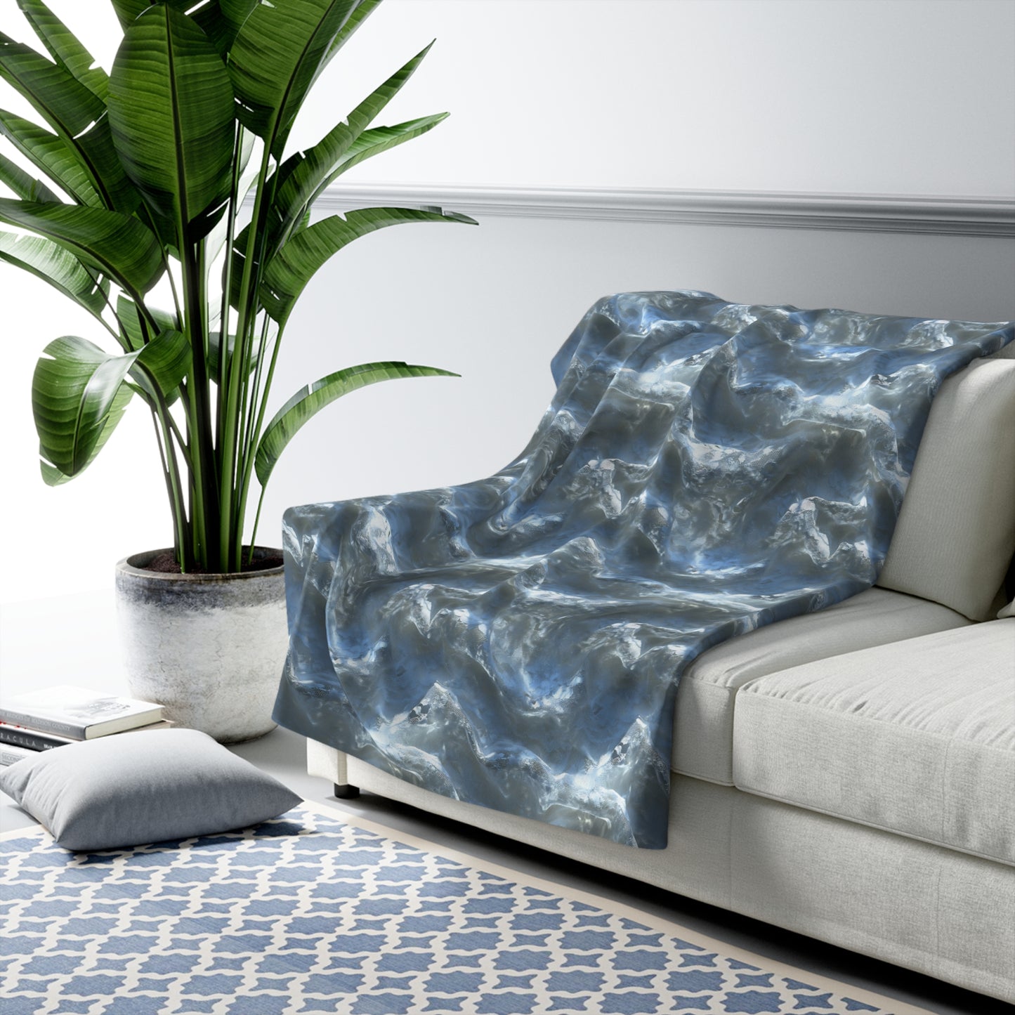 Snowdrift Sheer & Lace Basic Bedding Set