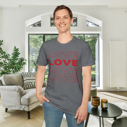 Love x4 Adult T-shirt