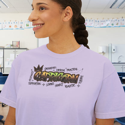 Capricorn Street Art Women's Boxy Tee