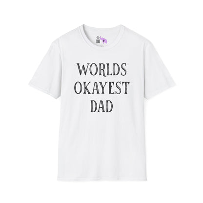 Worlds Okayest Dad Adult T-shirt