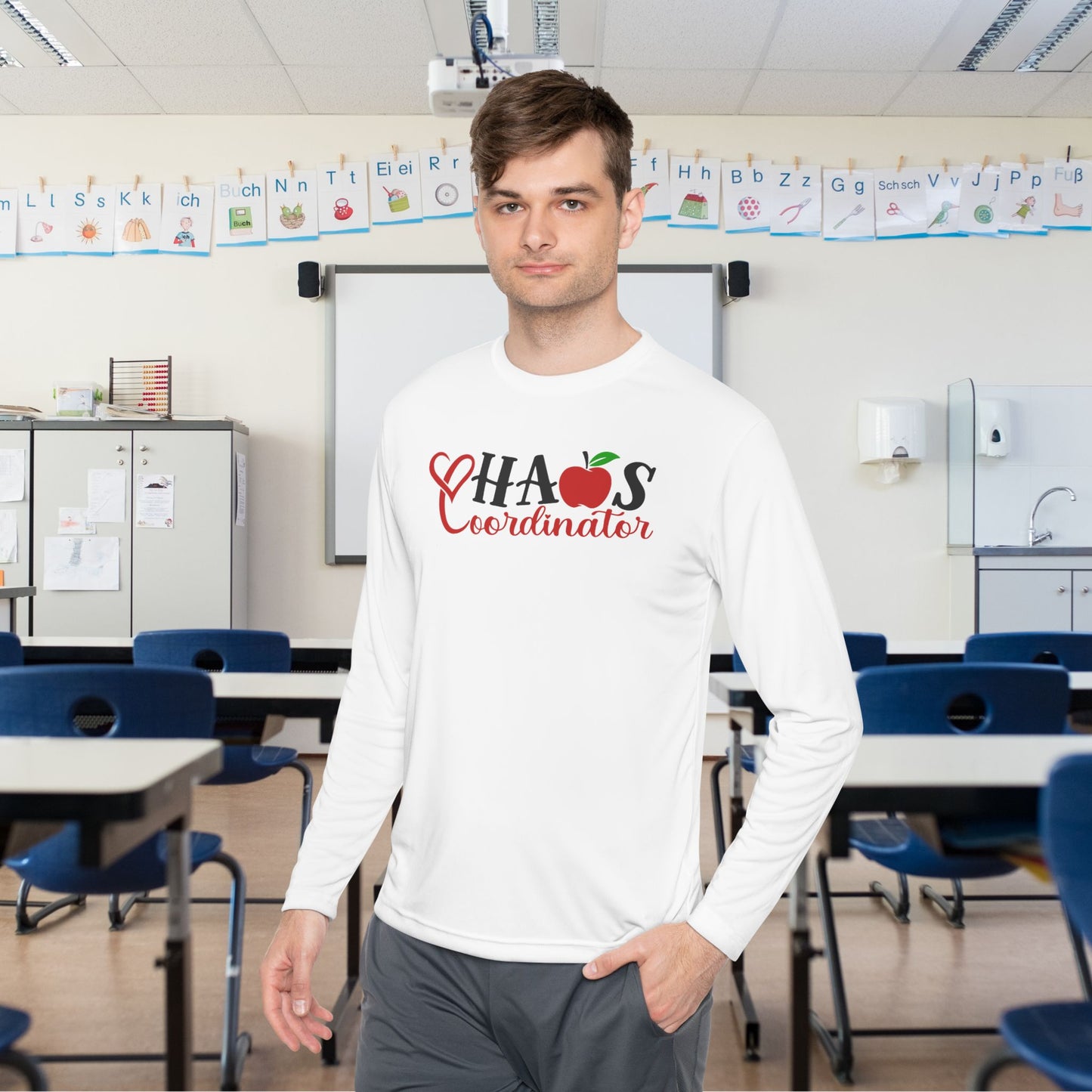 Chaos Coordinator Adult Long Sleeve Tee