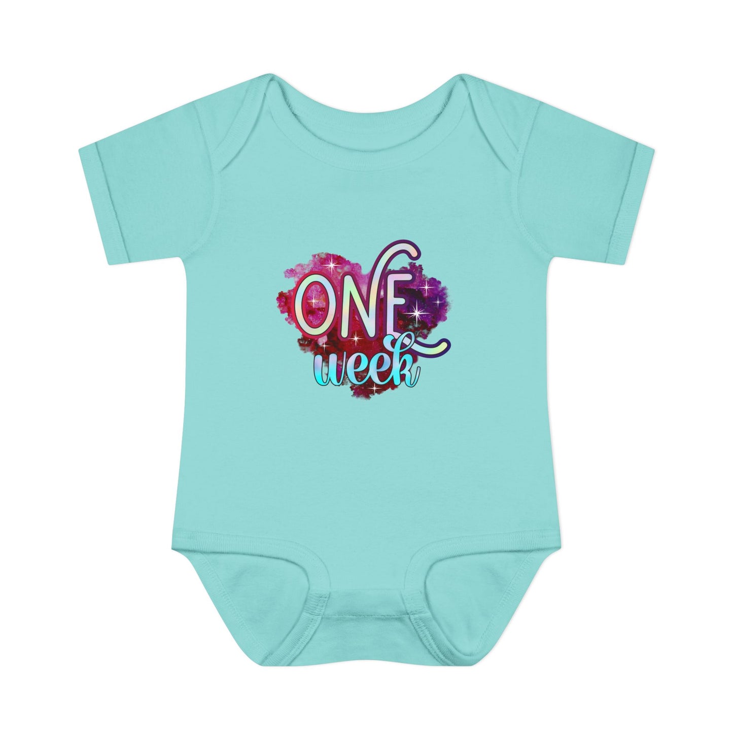 Stardust Baby Milestone Bodysuit-One Week